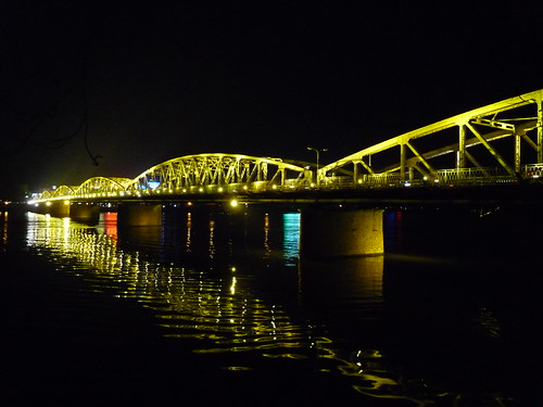 Bridge across the river in Hue