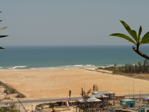 View over China Beach from Marble Mountain