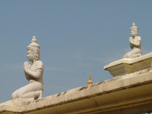 Roof detail on one of the buildings at the Royal Palace