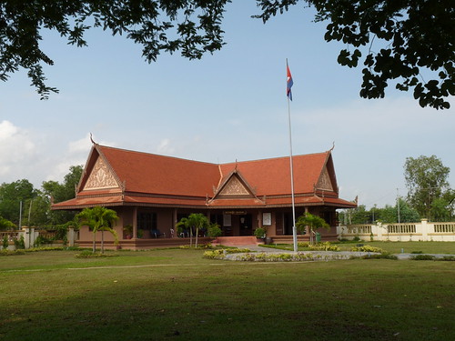 Museum building at the Killing Fields of Choeung Ek