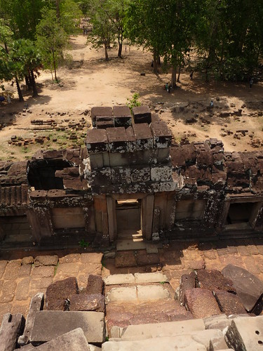 At the top of Phimeanakas Temple