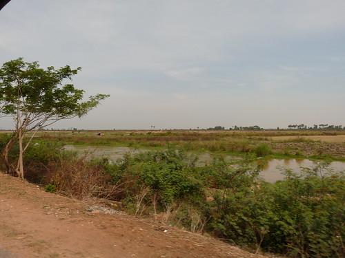 Scenary on the way to Chong Khneas floating village