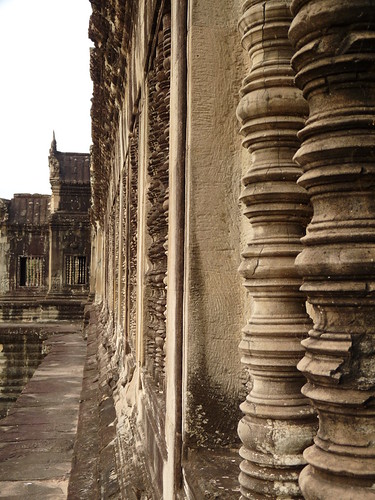 Window balustrades at Angkor Wat