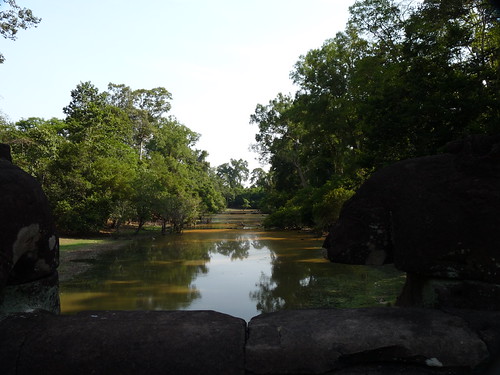 Moat surrounding Preah Khan temple