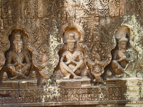 Carvings at Preah Khan temple