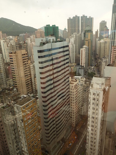 View from our hotel window