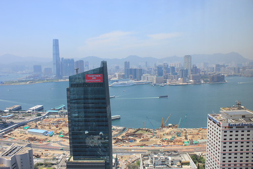 View from 43rd floor of Bank of China tower